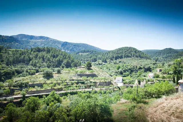 La Sierra de Aitana vista desde Alcoleja | Casa Amparo