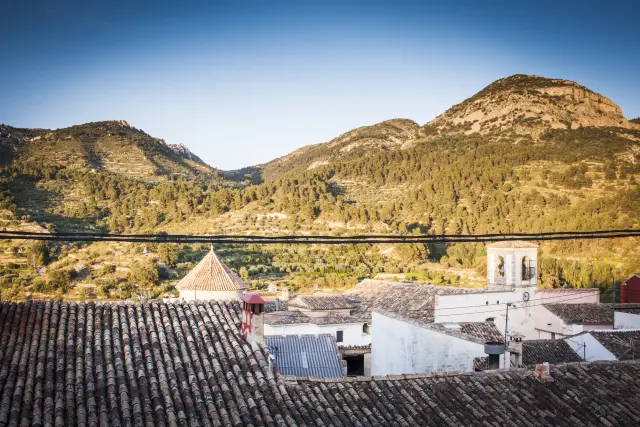Las vistas desde el tejado de la casa