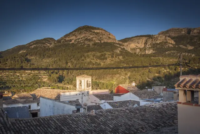 Los tejados, desde la casa